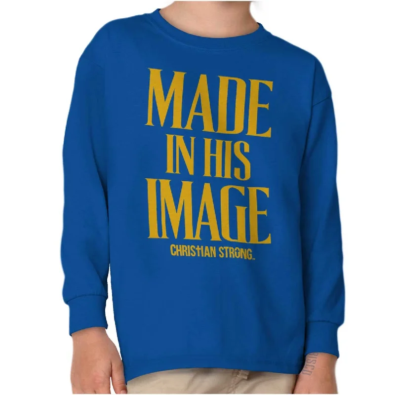 In his Image Youth Long Sleeve T-Shirt