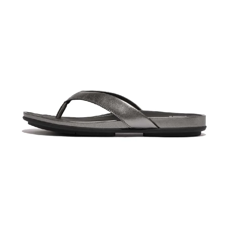 FitFlop Gracie Flip Flop Sandals - Classic Pewter Mix