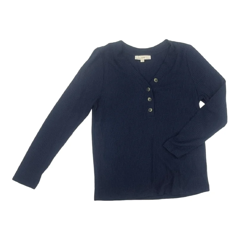 Top Ls By Loft In Navy, Size:M