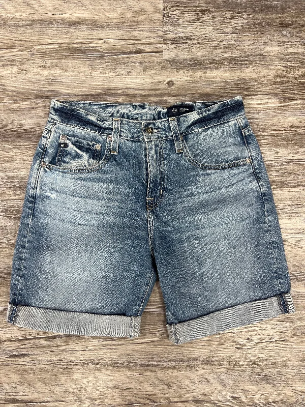 Blue Denim Shorts Adriano Goldschmied, Size 2