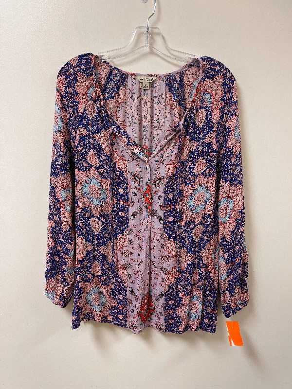 Top Long Sleeve By Lucky Brand In Purple, Size: M