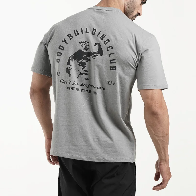 Tf-Grey Bodybuilding Club Tee