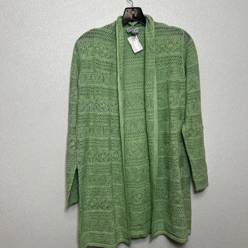 Cardigan By Joan Rivers In Green, Size: Xs