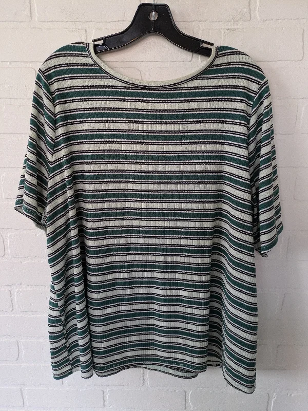 Green Top Short Sleeve Nine West, Size 1x