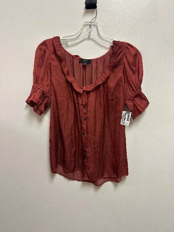 Top Short Sleeve By J. Crew In Orange, Size: Xs