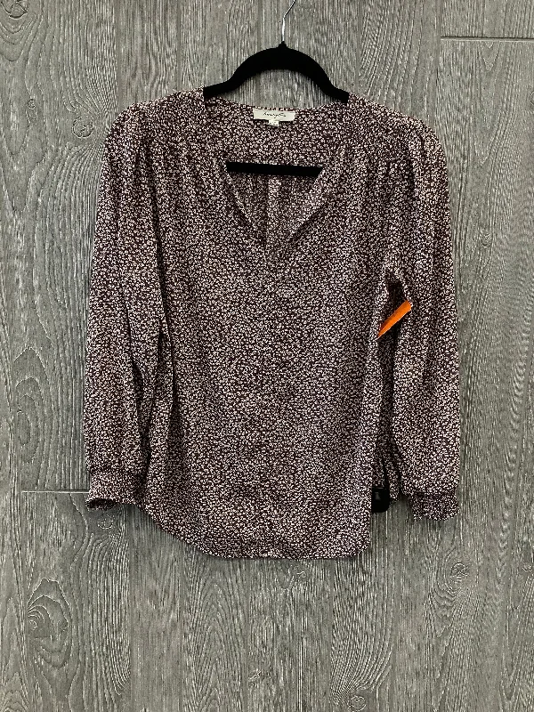 Top Long Sleeve By Clothes Mentor In Purple, Size: Xs