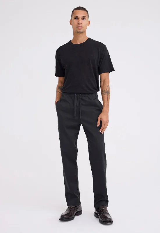 Iri Italian Cotton Pant - Black