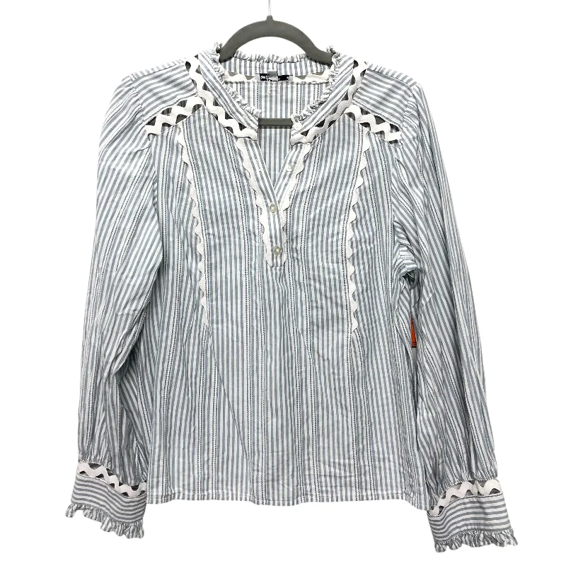 Top Ls By Sam Edelman In Striped Pattern, Size:Mp