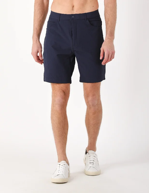 Powertek 5 Pocket Short: Navy