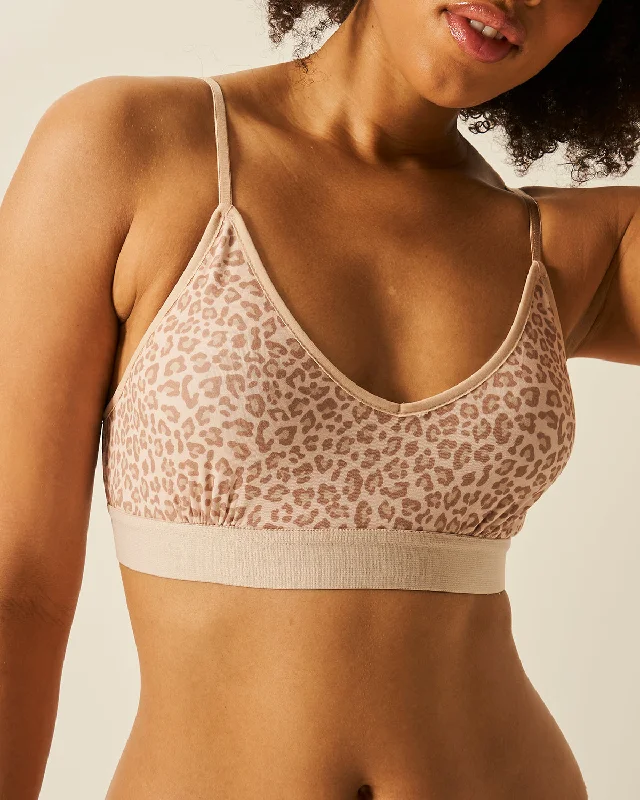 T-Shirt Bra - Neutral Leopard Sand