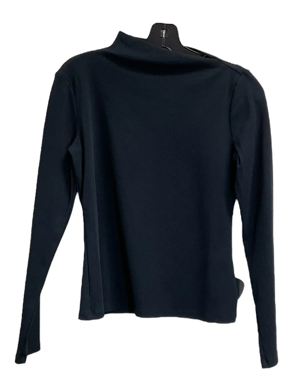 Top Long Sleeve By Banana Republic In Black, Size: S