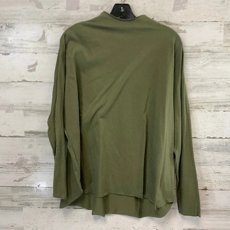 Top Ls By Frank And Eileen In Green, Size:M