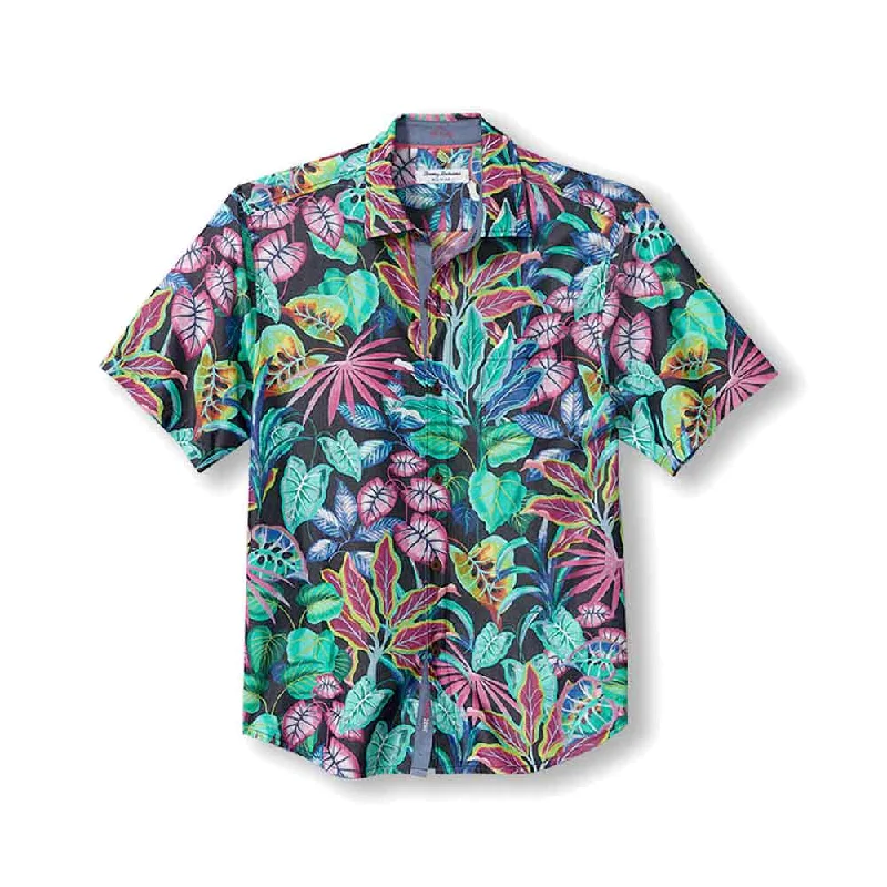 Tommy Bahama IslandZone Mojito Bay Jungle Tropics Camp Shirt - Island Navy