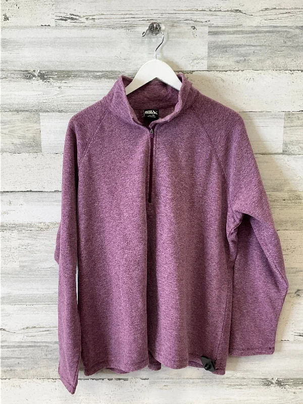 Top Long Sleeve By Eddie Bauer In Purple, Size: 2x