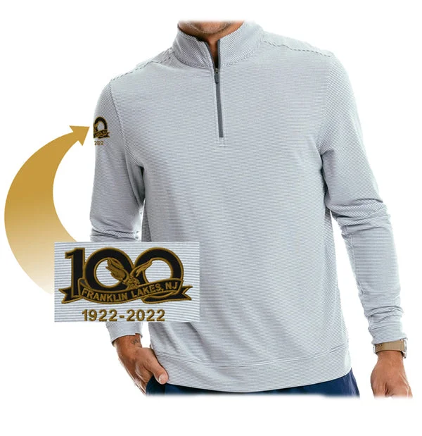 Men's FL Centennial Micro Striped Performance 1/4 Zip