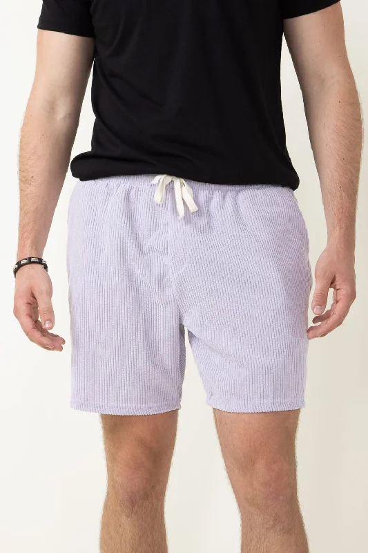 Corduroy Shorts for Men in Dusty Lilac | SB56-FW3-DUSTYLILAC