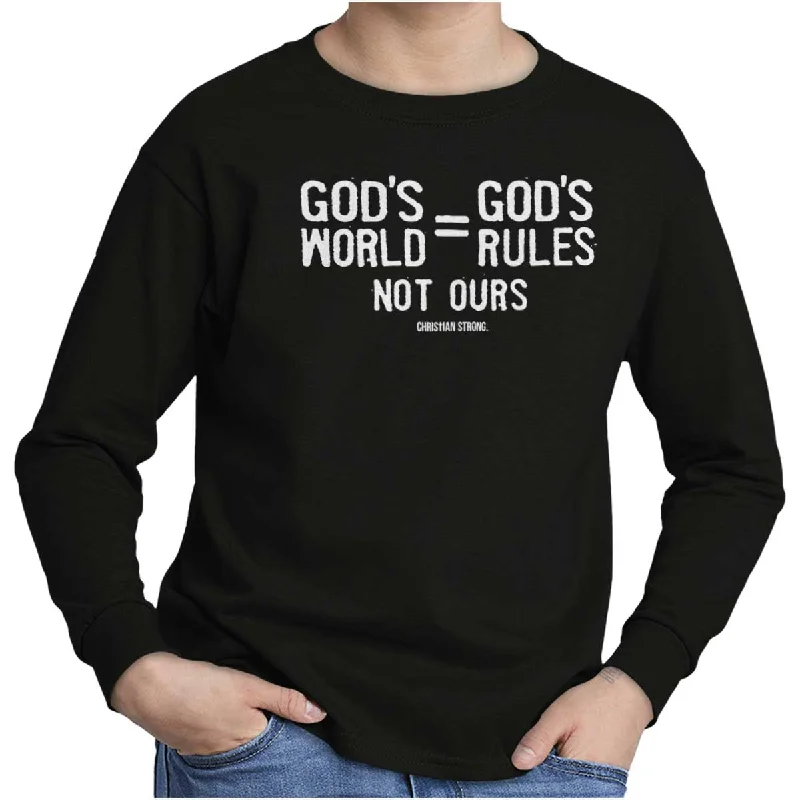 God's World Youth Long Sleeve T-Shirt