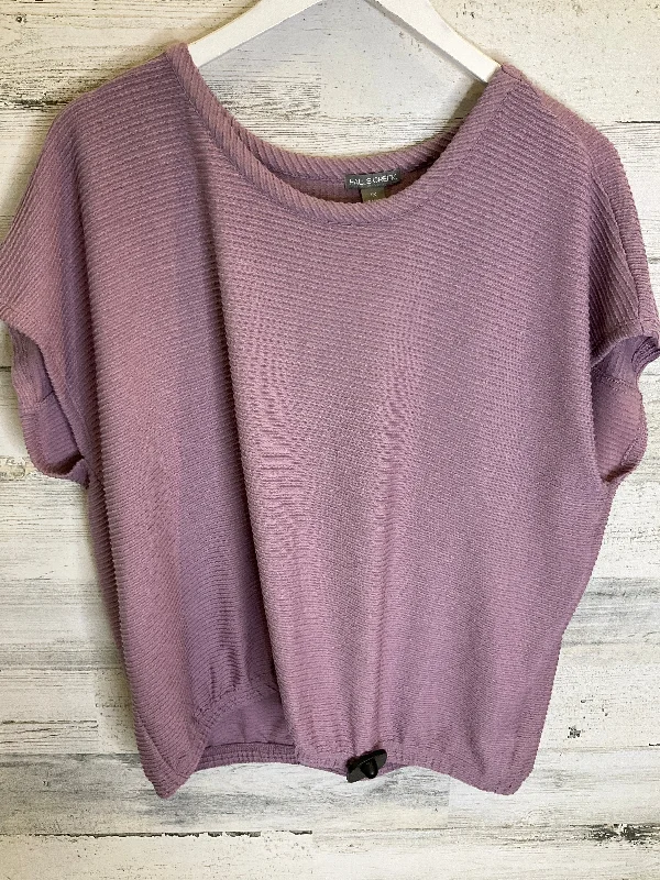 Purple Top Short Sleeve Falls Creek, Size 1x