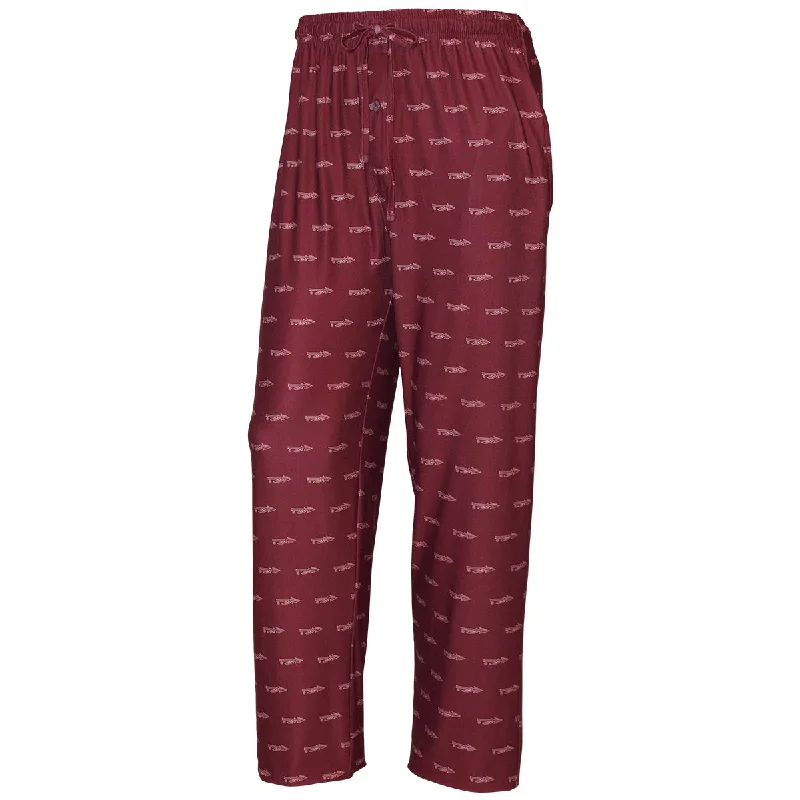 Concepts Sport Men's Spear All-Over Print Jersey Pant - Garnet