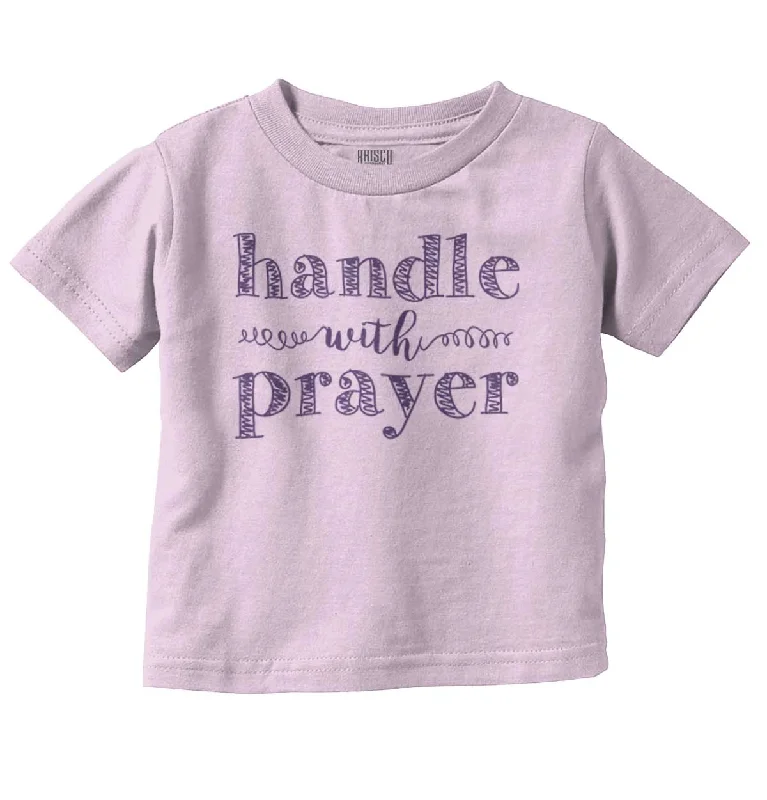 Handle with Prayer Infant Toddler T-Shirt Cool Men's Distressed