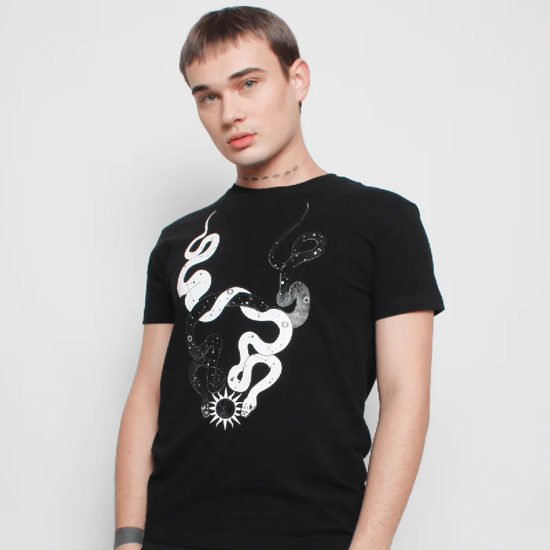 STARGAZER T-SHIRT MENS BLACK Tough Men's Tactical