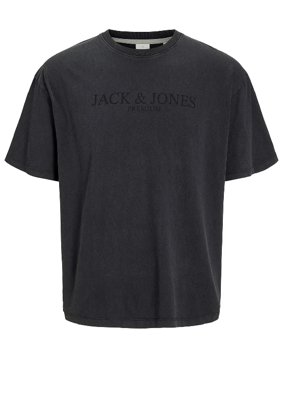 Jack & Jones Luca T-Shirt, Black Beauty Dynamic Men's Glow