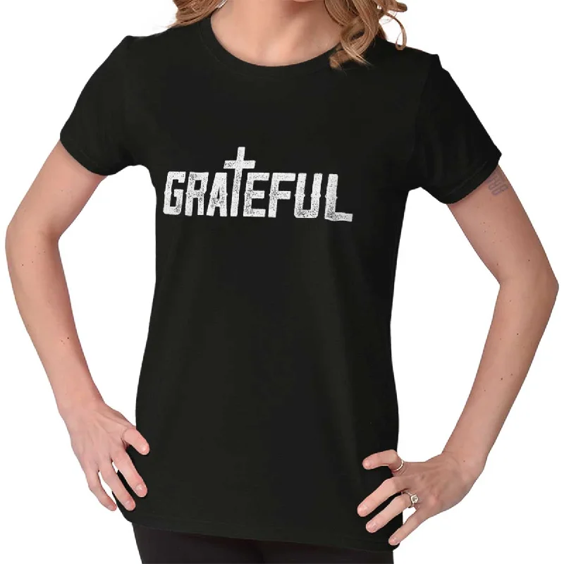 Grateful Ladies T Shirt Casual Men's Short