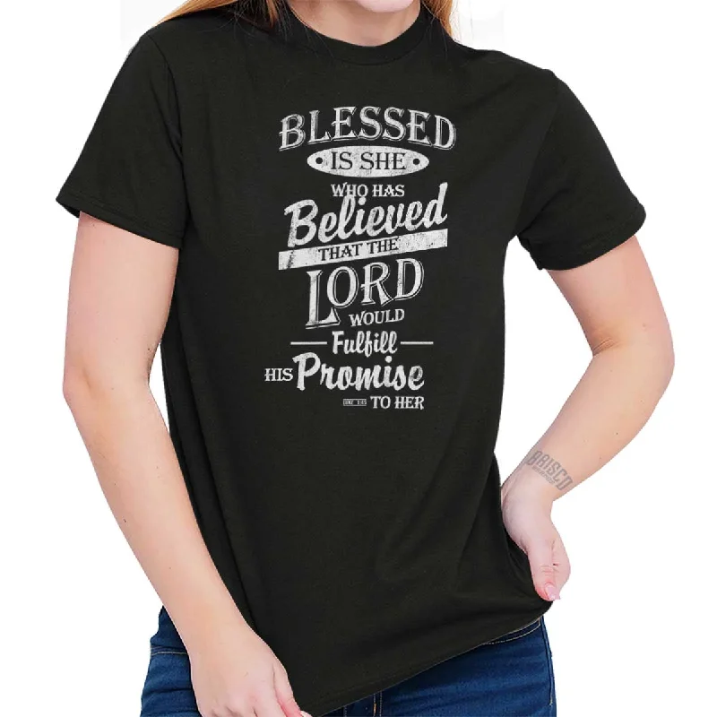 Blessed is She T Shirt Practical Men's Multi