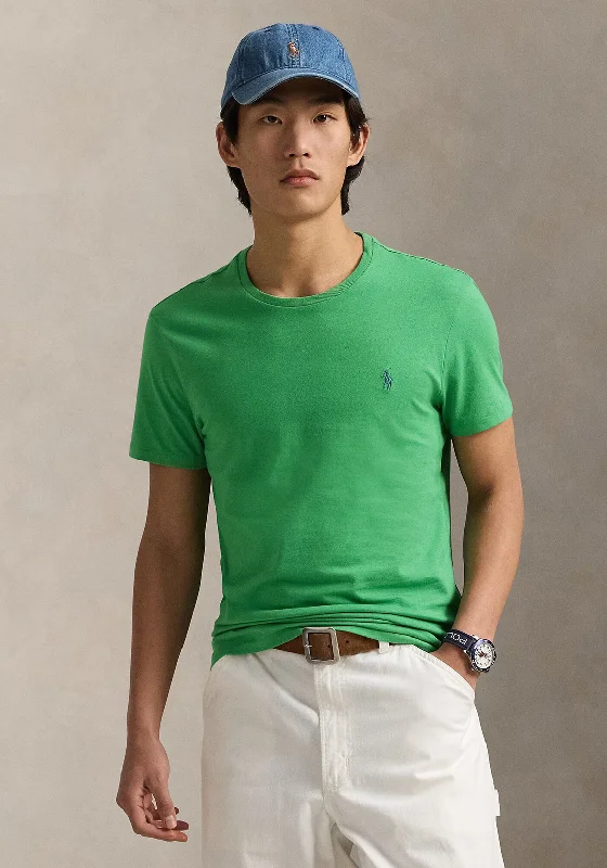 Ralph Lauren Classic Crew Neck T-Shirt, Raft Green Relaxed Men's Australian 