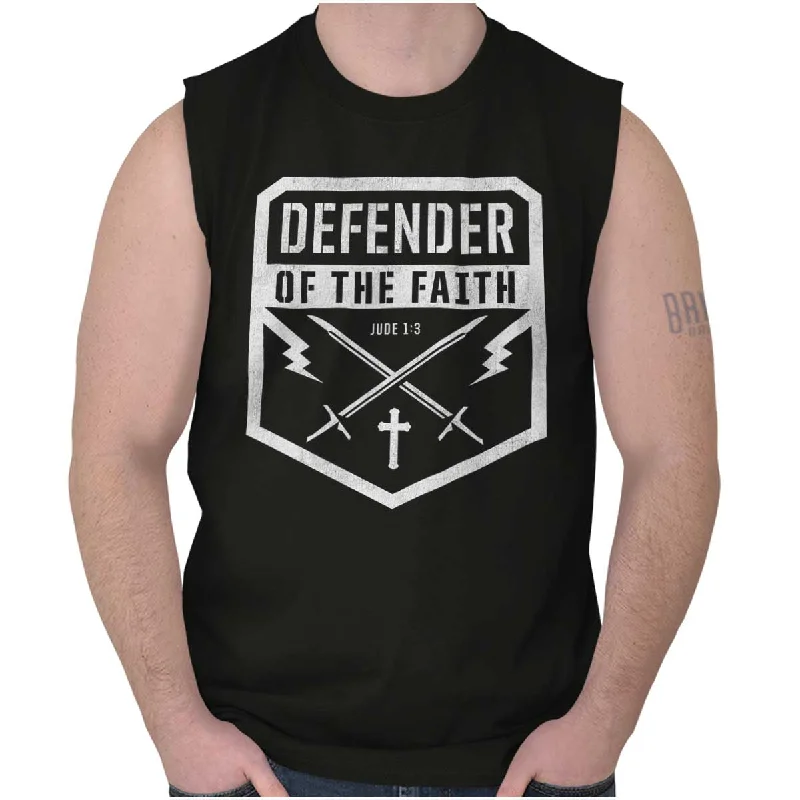 Defender of the Faith Sleeveless T Shirt Vacation