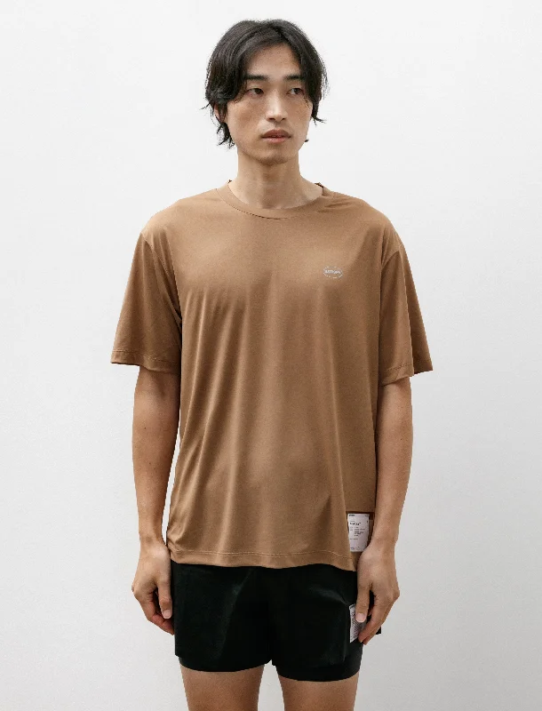 Auralite T-Shirt Pigment Mocha Elegant Men's Cashmere