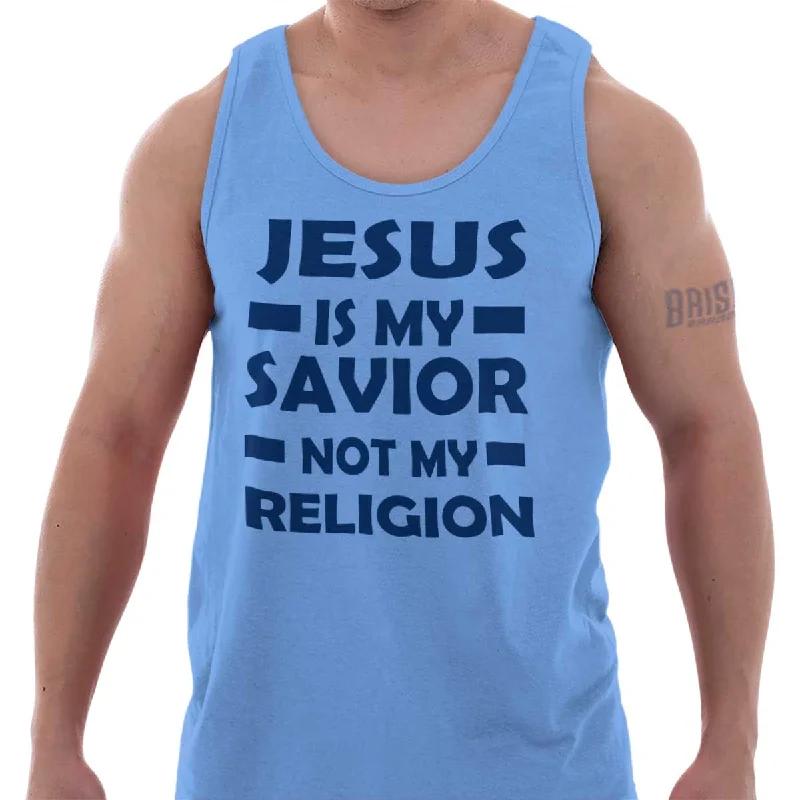 Jesus is my Savior Tank Top Edgy Men's Punk