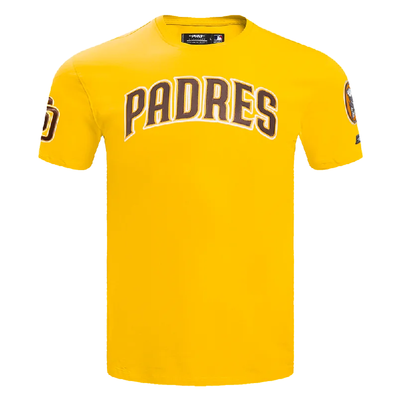 MLB SAN DIEGO PADRES TACKLE TWILL MEN'S SJ TOP (YELLOW) Rugged Men's Outdoor 