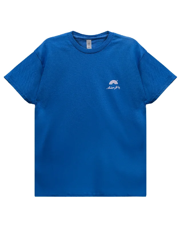 Rimbo's Blue T-Shirt Artistic Men's Avant