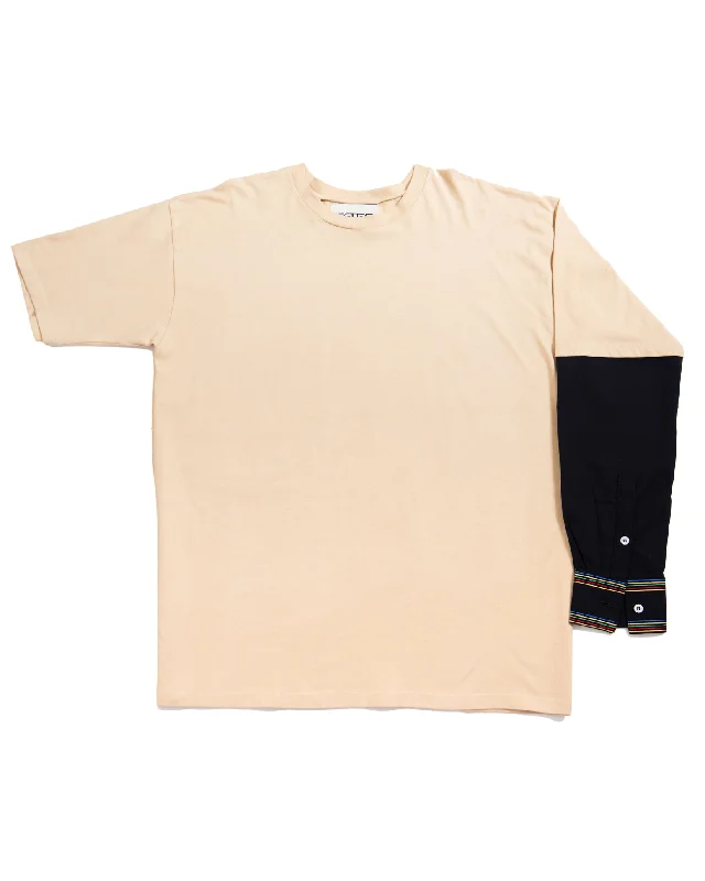 Cosmopolis II Asymmetric Sleeve Tee Refined Men's Hand