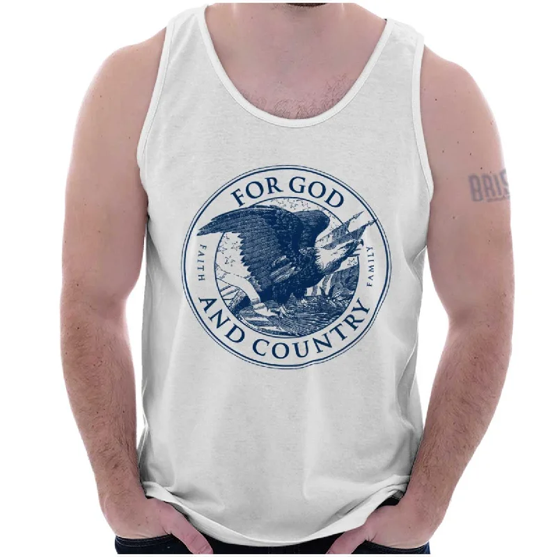 For God and Country Tank Top Modern Men's Tech