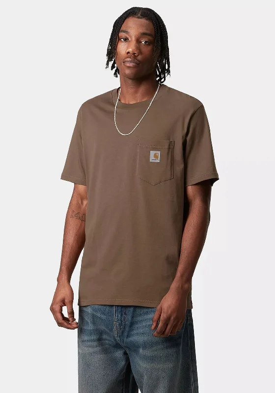 Carhartt WIP Pocket Crew Neck T-Shirt, Coconut Monochromatic Office Style