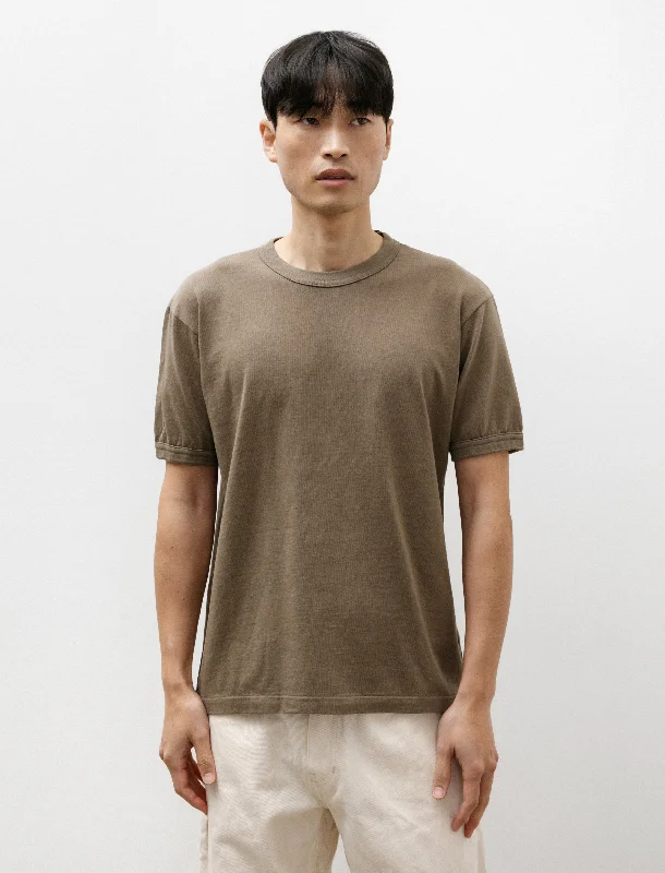 Base Tee Compact Organic Jersey Olive Street