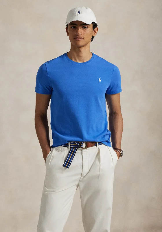 Ralph Lauren Classic Crew Neck T-Shirt, Embayment Blue Dynamic Men's Moto