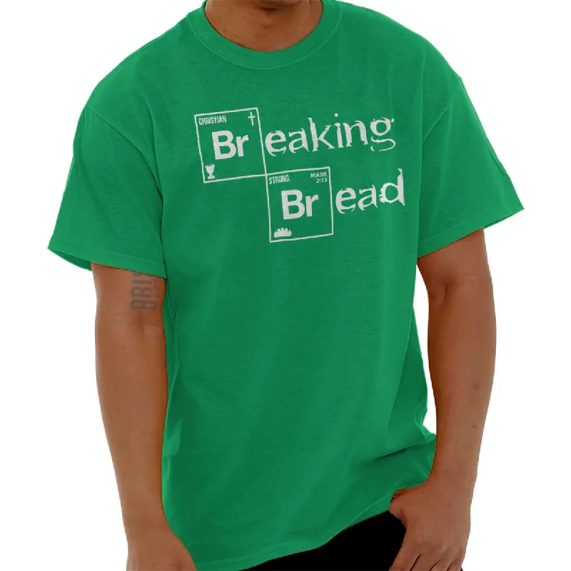 Breaking Bread T Shirt Sleek Men's Contemporary 