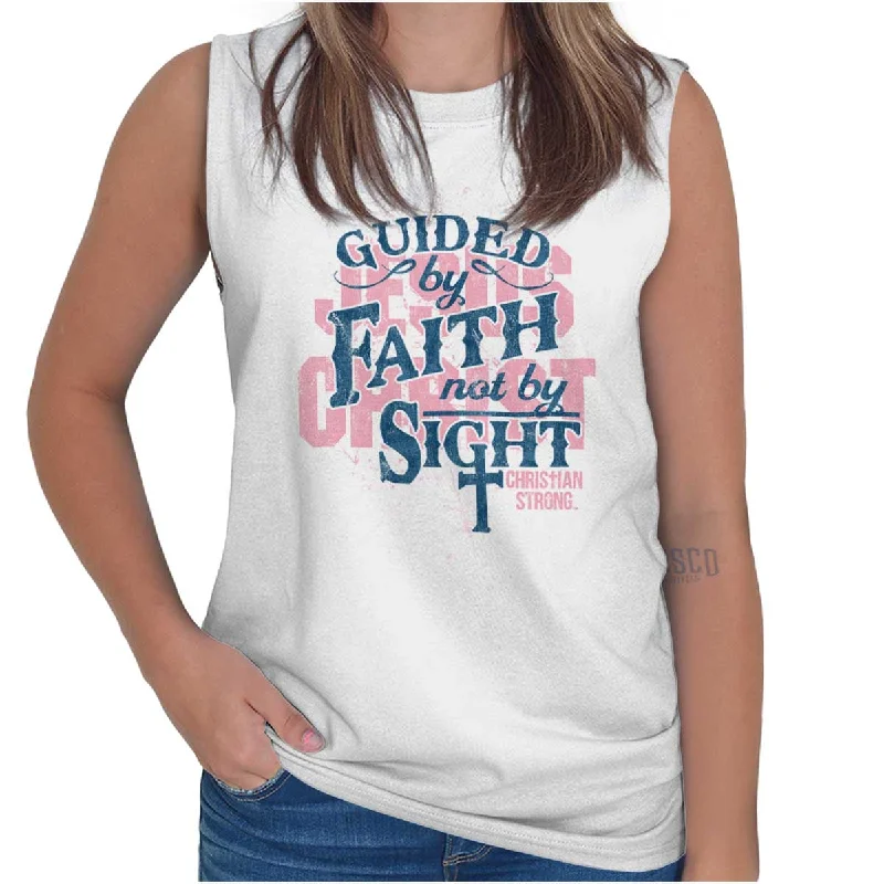 Guided by Faith Sleeveless T-Shirt Athletic Men's Compression