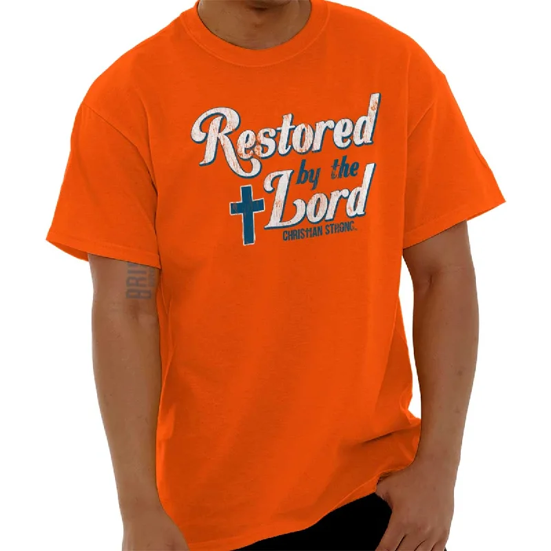 Restored by Lord Jes T Shirt Refined Men's Classic 