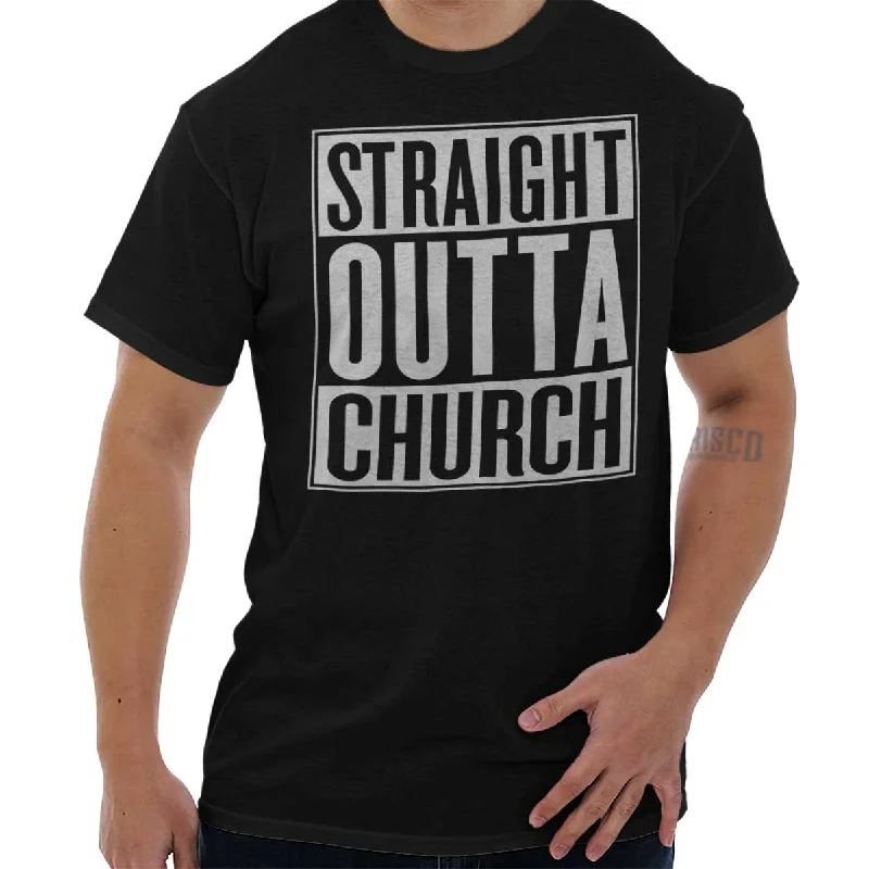 Outta Church T Shirt Dynamic Men's Glow