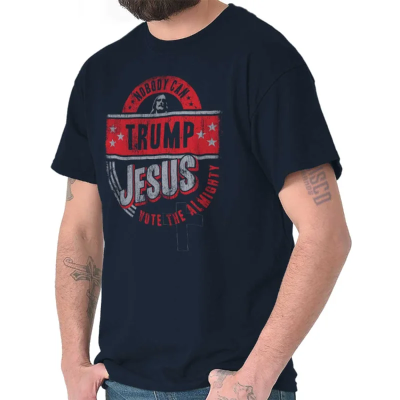 Trump Jesus T Shirt Tough Men's Military