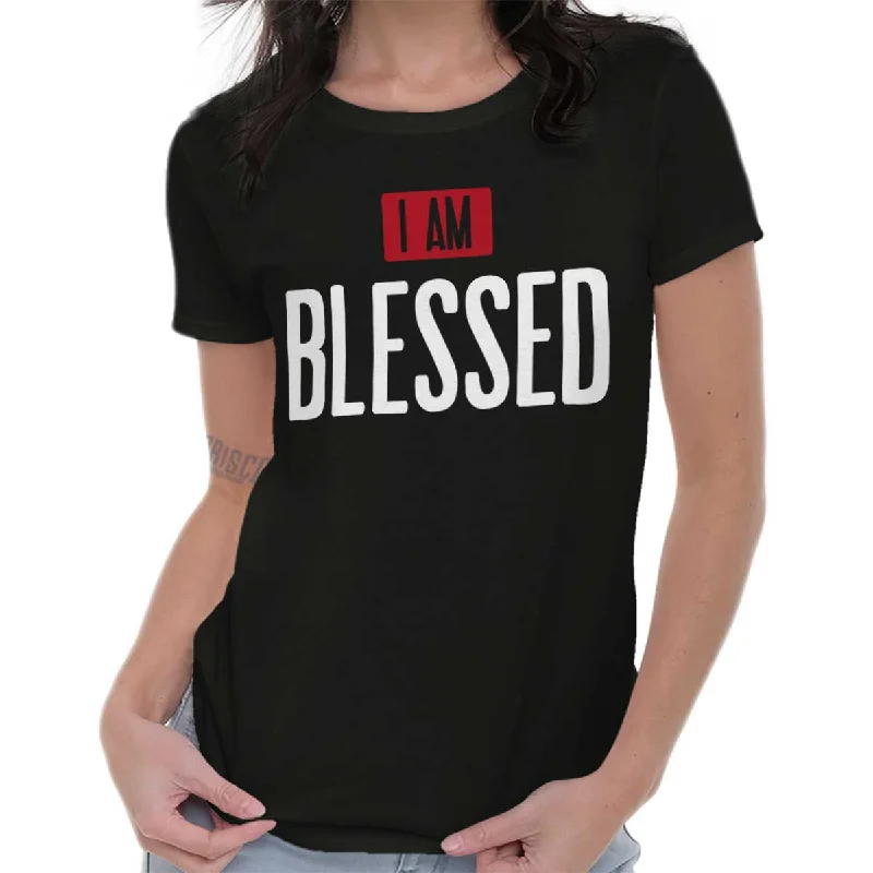 I Am Blessed Ladies T Shirt British Gentleman Style