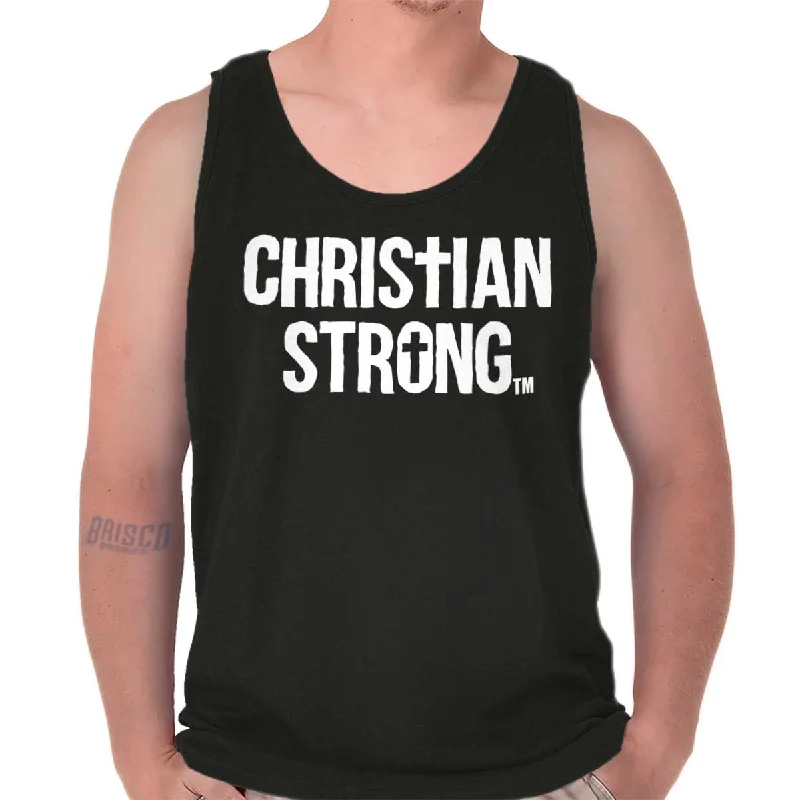 Christian Strong Logo Tank Top Bohemian Men's Free