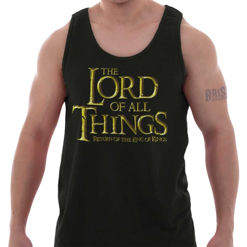 Lord of all Things Tank Top Unique Men's Upcycled