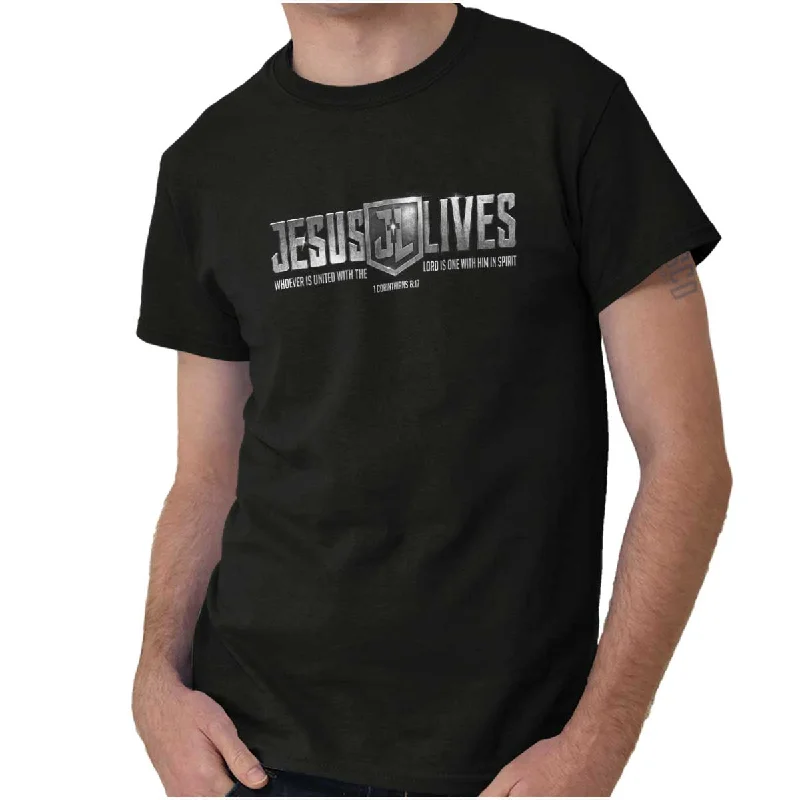 Jesus Lives T Shirt Earthy Men's Hemp