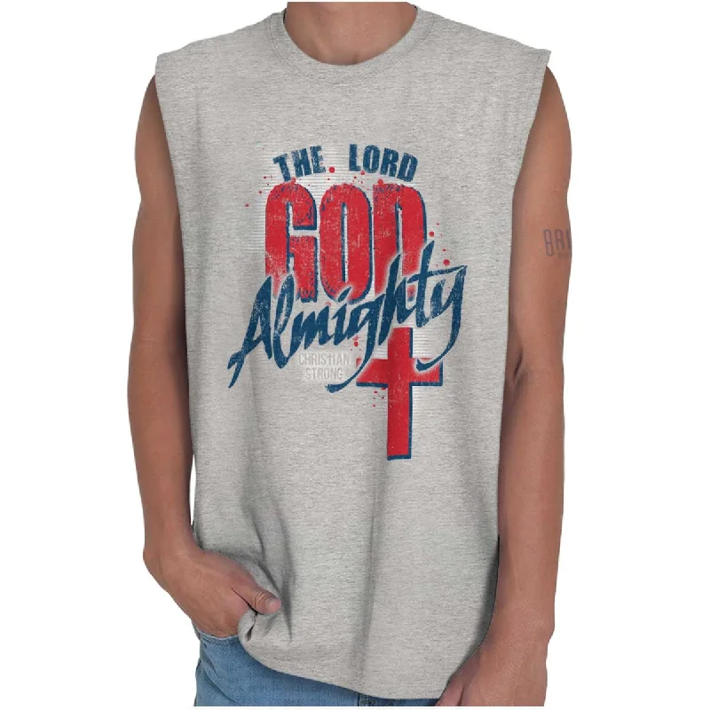 God Almighty Sleeveless T-Shirt Sophisticated Men's French