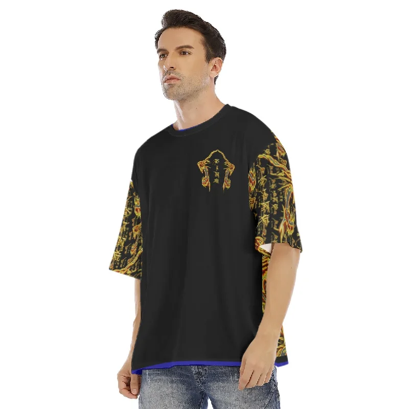 Like Father, Like Son 03-01 Men's Designer Drop Shoulder T-shirt Modern Men's Tech